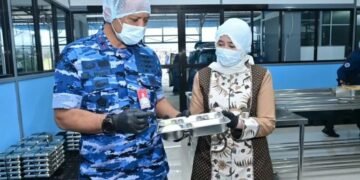 Pastikan Makanan Higienis dan Bergizi, Lanud Husein Sastranegara Tinjau Operasional Perdana SPPG 06