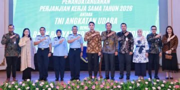 “TNI AU Tandatangani PKS dengan Sejumlah Bank untuk Perkuat Tata Kelola Keuangan”