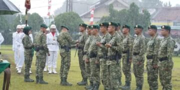 Pangdivif 1 Kostrad Pimpin Sertijab Danyonkes 1 dan Tradisi Korps Prajurit Divif 1 Kostrad