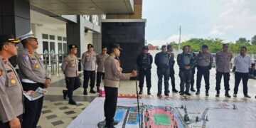 Polrestabes Semarang Gelar TFG Pengamanan Laga PSIS Semarang vs Deltras Sidoarjo di Stadion Jatidiri