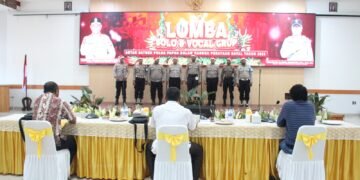 Polda Papua Gelar Lomba Nyanyi Solo dan Vocal Grup dalam Rangka Perayaan Natal 2025