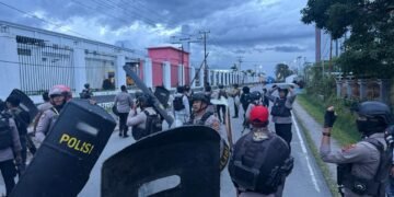 Aksi Saling Serang Antar Kelompok Masyarakat di Wamena Berhasil Dilerai Aparat Kepolisian