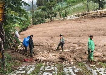 Bencana Longsor Terjadi Di Kaki Gunung Burangrang Kab. Bandung Barat