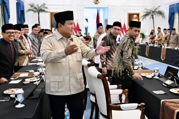 Presiden Prabowo Gelar Silaturahmi dengan Pimpinan Ormas Islam dan Tokoh Pesantren di Istana Merdeka