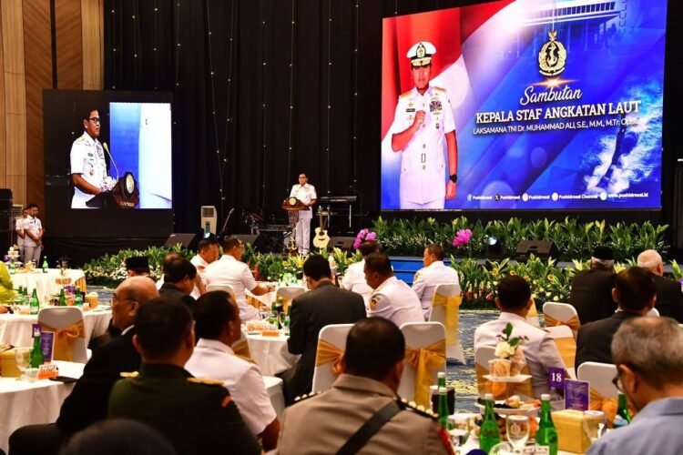 Mewakili Pangkomar, Koskormar Hadiri Tasyakuran Hari Hidrografi TNI AL Tahun 2026