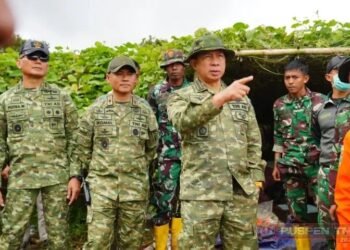 Panglima TNI Tinjau Lokasi Longsor Cisarua