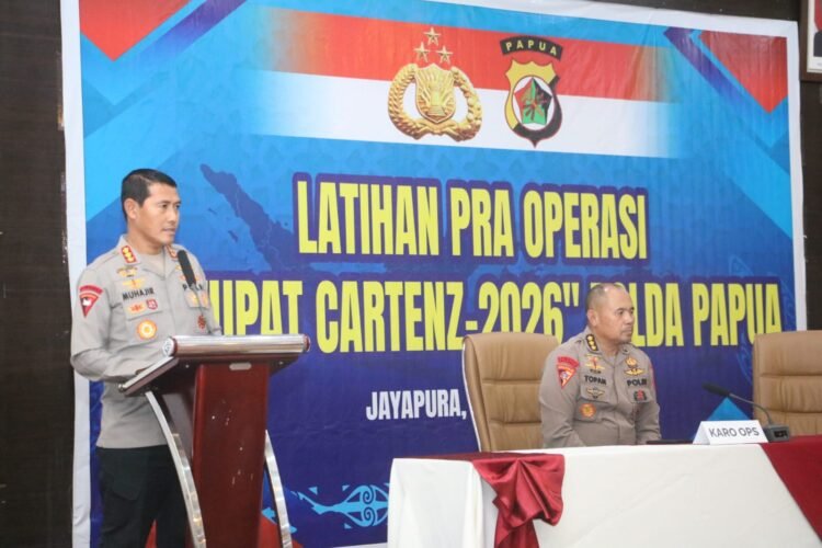 ‎Polda Papua Gelar Latpraops Ketupat Cartenz 2026, Siapkan Pengamanan Idul Fitri di Wilayah Papua