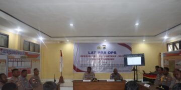 ‎Siapkan Pengamanan Lebaran, Polres Yahukimo Gelar Lat Pra Ops Ketupat Cartenz 2026