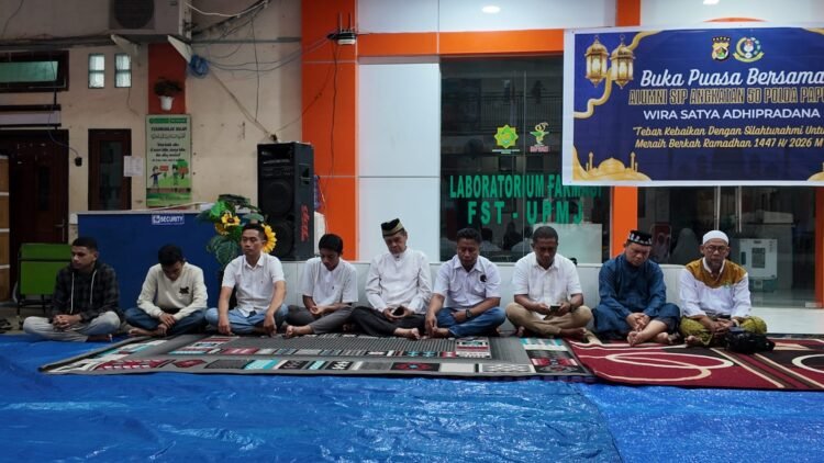 Alumni SIP Angkatan 50 Polda Papua Serahkan Bantuan Material Masjid dan Buka Puasa Bersama Santri Papua Madani