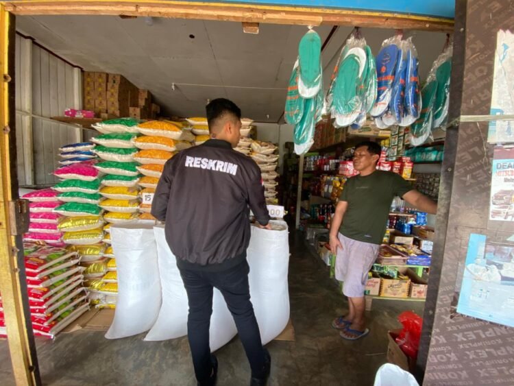 Satgas Pangan Polres Boven Digoel Lakukan Pemantauan Harga Beras di Retail dan Pasar Tradisional