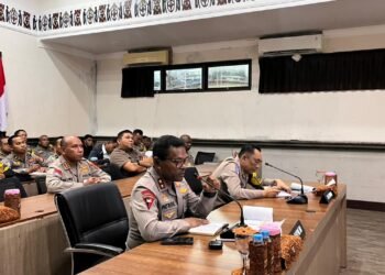 Polda Papua Gelar Anev Hari ke-7 Operasi Ketupat Cartenz 2026, Tekankan Optimalisasi Pelayanan dan Antisipasi Kerawanan