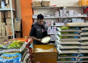 Polres Jayawijaya Pantau Harga Beras di Retail Modern dan Pasar Tradisional Wamena