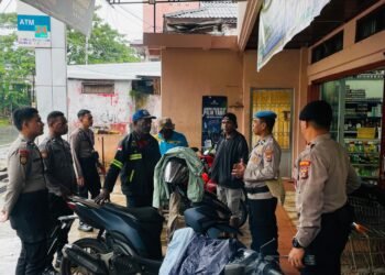 Patroli Humanis Sat Samapta Polresta Jayapura Kota, Sigap Tangani Laka dan Jaga Stabilitas Kamtibmas