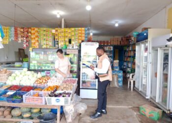 Satgas Pangan Polres Sarmi Lakukan Pengecekan Harga Beras di Kios Sultan, Pastikan Ketersediaan dan Stabilitas Harga