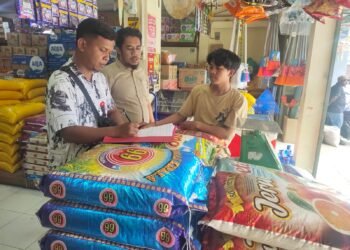 Satgas Pangan Polres Sarmi Lakukan Pengecekan Harga Beras di Kios Sultan, Pastikan Ketersediaan dan Stabilitas Harga
