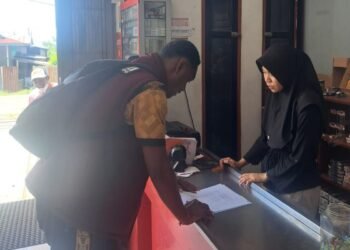 Satgas Pangan Polres Sarmi Lakukan Pengecekan Harga Beras di Kios Sultan, Pastikan Ketersediaan dan Stabilitas Harga