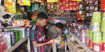 Polres Mamberamo Tengah Lakukan Pengecekan Harga Beras di Pasar Central Kobakma
