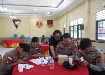 Perkuat Kemampuan Komunikasi Publik, Satbrimob Polda Papua Buka Pelatihan Kehumasan Polri 2026