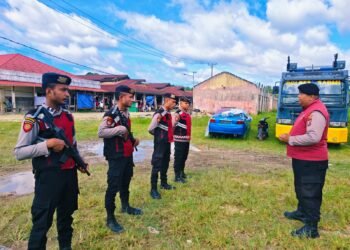 Sat Samapta Polres Sarmi Intensifkan Patroli di Pasar Sentral Mararena, Situasi Tetap Kondusif