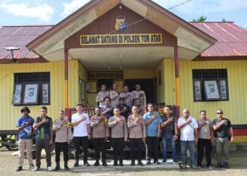 Kapolres Sarmi Kunjungi Polsek Tor Atas, Serap Aspirasi Tokoh Adat dan Kepala Kampung