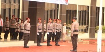 Polda Papua Gelar Upacara Hari Kesadaran Nasional di Mapolda Baru Koya Koso