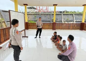 Polres Boven Digoel Gelar Pembelajaran Bagi Anak Putus Sekolah, Wujud Kepedulian terhadap Pendidikan