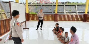 Polres Boven Digoel Gelar Pembelajaran Bagi Anak Putus Sekolah, Wujud Kepedulian terhadap Pendidikan