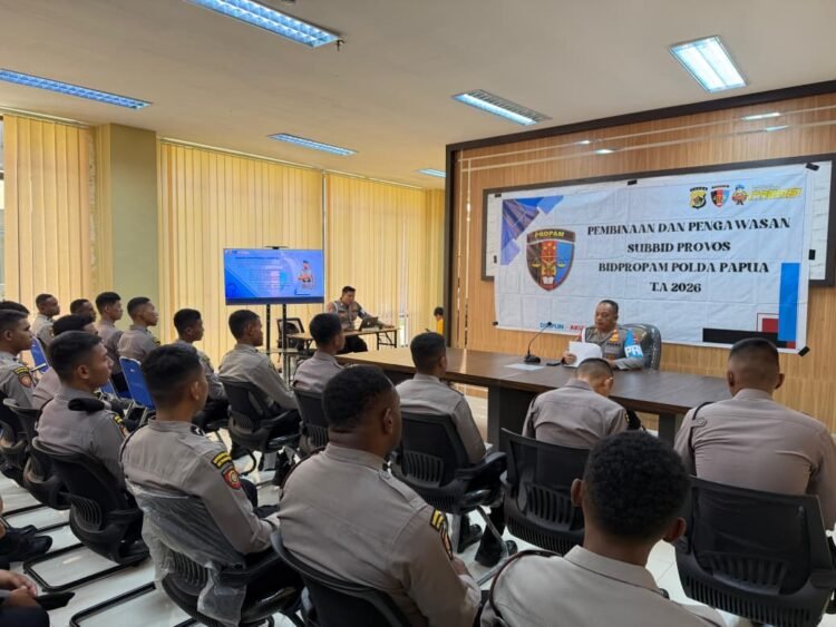 Tekan Pelanggaran Anggota, Bidpropam Polda Papua Gencarkan Sosialisasi Disiplin dan Etika Profesi