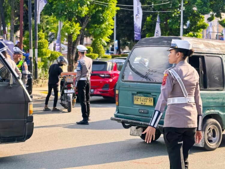 Tanamkan Kedisiplinan Dalam Berkendara, Sat Lantas Polresta Laksanakan Giat Hunting