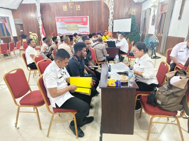 Optimalkan Tata Kelola Organisasi, Itwasda Polda Papua Laksanakan Audit Kinerja di Polres Asmat