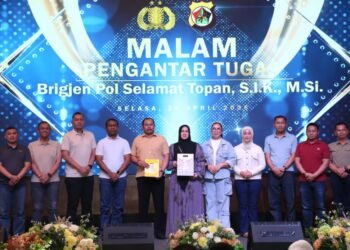Malam Penuh Kebersamaan, Polda Papua Antar Tugas Karo Ops dengan Penuh Kesan