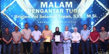 Malam Penuh Kebersamaan, Polda Papua Antar Tugas Karo Ops dengan Penuh Kesan