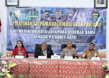 Bersama Polda Papua, Pelatihan Gada Pratama Lahirkan 88 Satpam Berintegritas