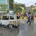 Mobil Modifikasi BBM Terbakar di Depan Mapolda, Polda Papua Gerak Cepat Padamkan Api