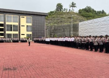 Dir Polairud Polda Papua Pimpin Apel Pagi, Tekankan Kesiapsiagaan dan Tanggung Jawab