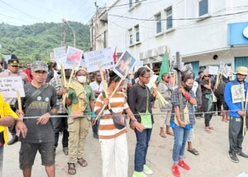 Polda Papua Kawal Penyampaian Aspirasi Mahasiswa Secara Humanis di Abepura
