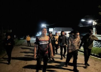 Patroli Malam Humanis, Polres Tolikara Perkuat Harkamtibmas di Kota Karubaga