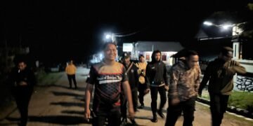 Patroli Malam Humanis, Polres Tolikara Perkuat Harkamtibmas di Kota Karubaga