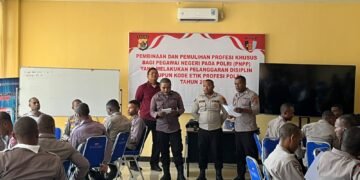 Hari Ke-4 Pelaksanaan PNPP, Polda Papua Perkuat Pembinaan Mental dan Disiplin Personel