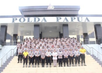 Tingkatkan Disiplin dan Profesionalisme, Bid Propam Polda Papua Gelar PNPP Hari Ke-5