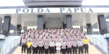 Tingkatkan Disiplin dan Profesionalisme, Bid Propam Polda Papua Gelar PNPP Hari Ke-5