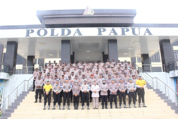 Tingkatkan Disiplin dan Profesionalisme, Bid Propam Polda Papua Gelar PNPP Hari Ke-5