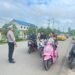 Sat Lantas Polres Sarmi Intensifkan Strong Point Pagi, Wujudkan Lalu Lintas Aman dan Lancar