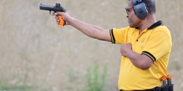 Kapolda Papua Buka Pelatihan Sertifikasi Tembak Reaksi IPSC Dingo Cartenz Shooting Club