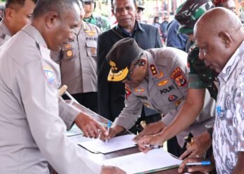 Rajut Kembali Persaudaraan, Konflik Wouma–Kurima dan Lanny Jaya Berakhir Damai Melalui Prosesi Patah Panah