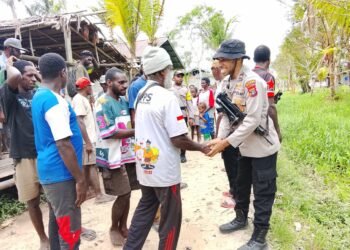 Hadir di Tengah Masyarakat, Polsek Haju Intensifkan Patroli Kampung Jaga Kamtibmas 