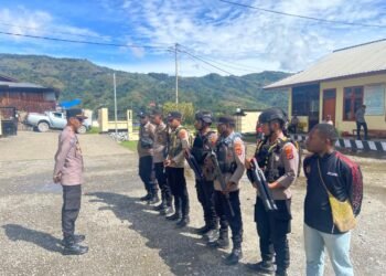 Pasca Idul Adha, Polres Tolikara Pastikan Situasi Kota Karubaga Aman dan Kondusif