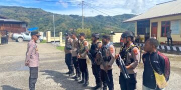 Pasca Idul Adha, Polres Tolikara Pastikan Situasi Kota Karubaga Aman dan Kondusif
