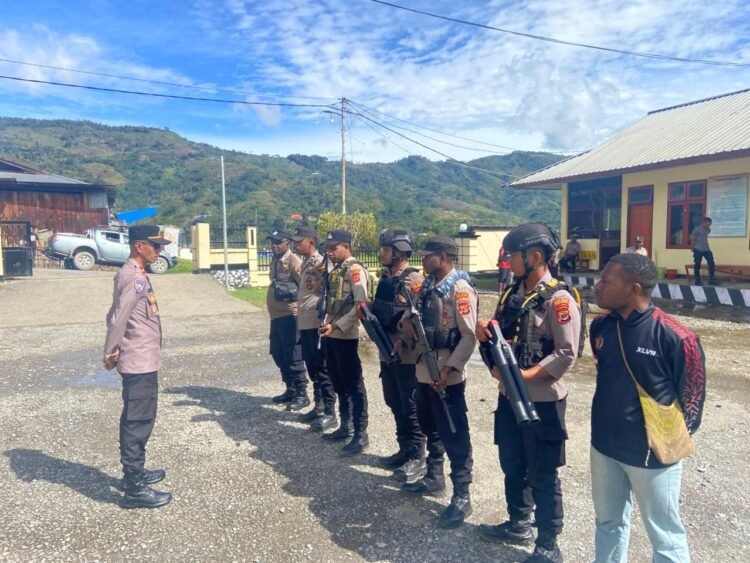 Pasca Idul Adha, Polres Tolikara Pastikan Situasi Kota Karubaga Aman dan Kondusif