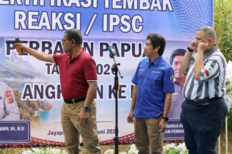 Kapolda Papua Resmi Buka Sertifikasi Tembak Reaksi IPSC Angkatan II Tahun 2026